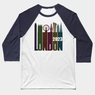 London Skyline 2023 - Lightz Baseball T-Shirt